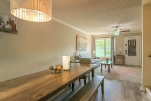 Large table for family meals