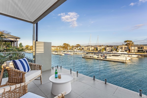 Top Deck with Seating & stunning views