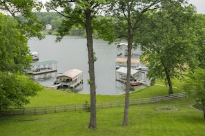 The dock on Old Hickory Lake