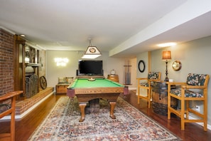 Pool table for those that like to play!