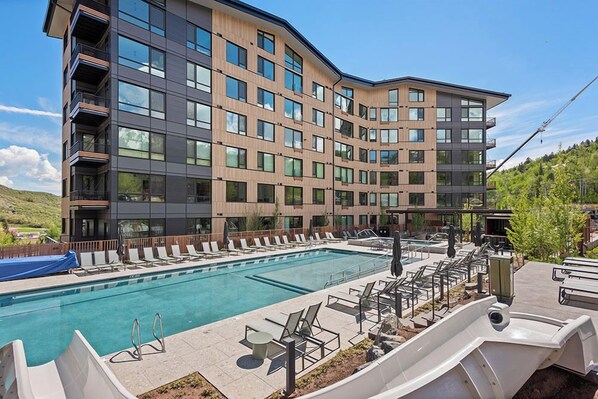 Exterior and pool