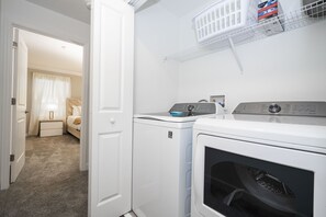 A private laundry room for you to use while staying at the house!