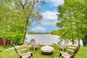 Fire Pit | Lake Access On-Site | Private Dock