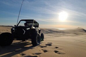 Off-road Vehicle Park only 10 minutes away! This is the ONLY place in all of Western Michigan to drive your off-road vehicle on the dunes. Open through October. We do not supply 4x4 or ATVs. There are many companies in town that do though!