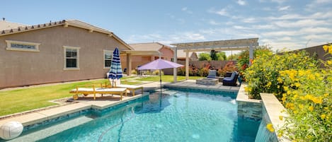 Chandler Vacation Rental | 4BR | 3BA | 1,937 Sq Ft | 1 Step Required