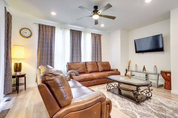 Commerce City Vacation Rental | 3BR | 2.5BA | Stairs Required | 2,444 Sq Ft