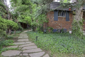 Walkway to your private entrance.