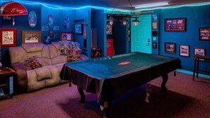Entrance Door leads into Billiards Room 