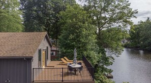 View of deck off of principal bedroom