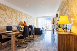 Bright dining room