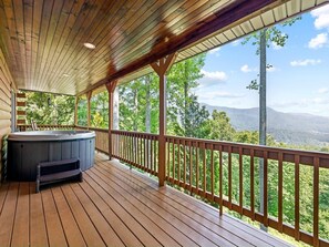Hot Tub View from Deck