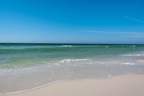 Beautiful beach just a short walk away