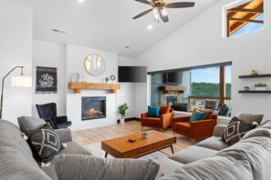 Gorgeous tastefully furnished living room!