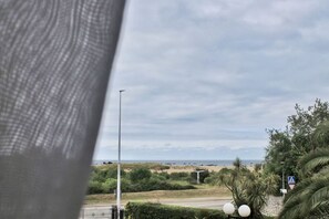 Utsikt mot havet/stranden