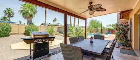 Scottsdale Vacation Rental | 3BR | 2BA |1,445 Sq Ft | 1 Half Step to Enter