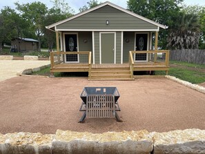 Front of Duplex overlooking Fire Pit