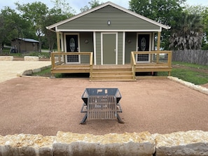 Front of Duplex overlooking Fire Pit