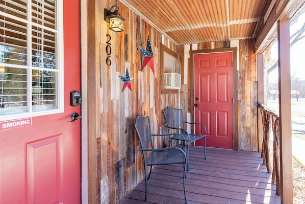 Front Porch overlooking 10th Street