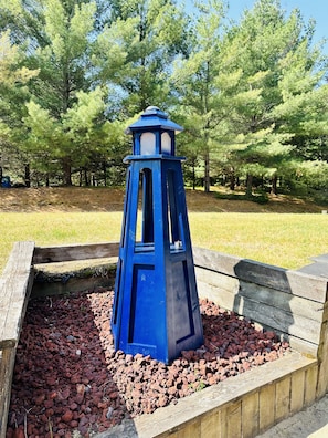 Blue lighthouse