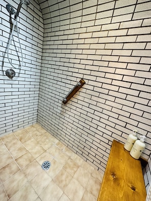 Guest walk in shower