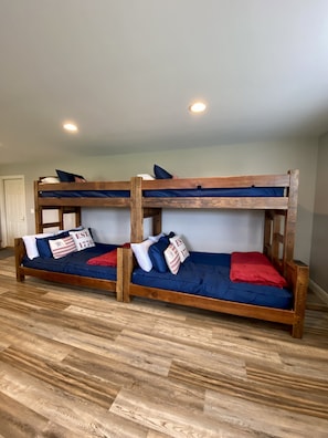 Two twin over full bunkbeds