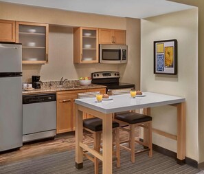 Kitchen and dining area