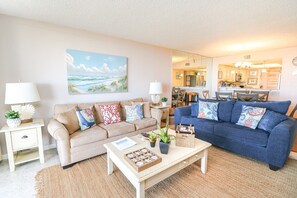 St. Augustine Ocean Front Rentals Living Room