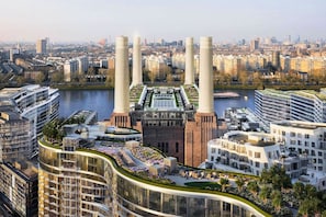 Battersea power station - most iconic exlcusive residence in London. lucky you!
