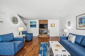 Plenty of space in this living room to gather and spend time together!