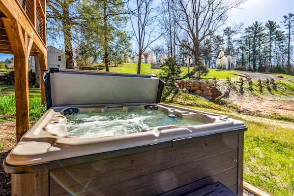 Bain à remous extérieur