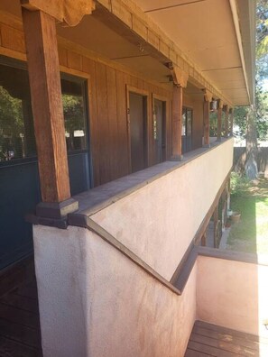 Loft 2 to the right on the balcony