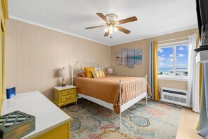 Living Room with comfortable King Bed