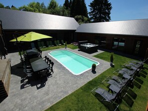 Schwimmbad des Ferienhauses