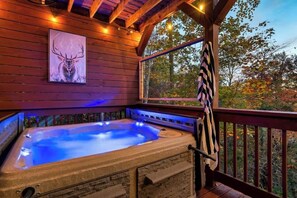 Relax in our brand new hot tub, the perfect place to unwind!