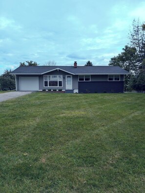 Front view of house