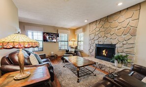 Fireplace, Indoors, Home Decor, Furniture, Living Room