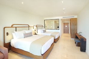 Comfortable Unit with 2 Queen beds. Exact unit will be assigned upon arrival. Views, colors and decor may vary.