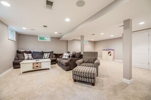 " Very clean, organized, and spacious! The basement was perfect for my teenage boys who hung out there late evening"
-Georgia, July 2023