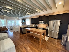 Kitchen and living area (upstairs)