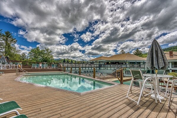 Shared outdoor pools open during summer