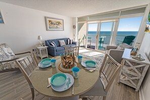 Large Living Area with Views of the Ocean, Beautifully Decorated
