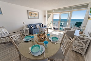 Large Living Area with Views of the Ocean, Beautifully Decorated