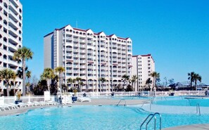 Access to Huge North Tower Pool