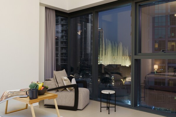 Premium holiday rental with Dubai Fountains views in Downtown Dubai