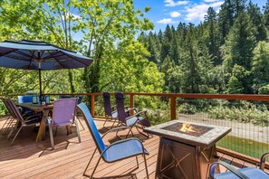 Deck Seating & Views!