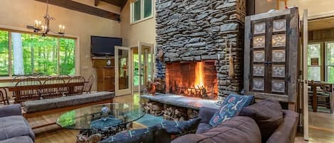 Great Room Fireplace | Get ready to cozy up next to a roaring fire