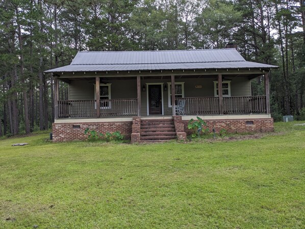 Front view of cabin