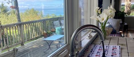View from the kitchen sink