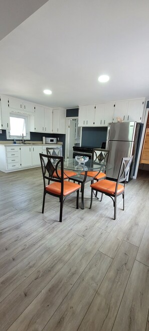 Kitchen fully stocked 