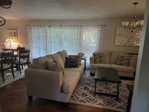 Private main floor for guests